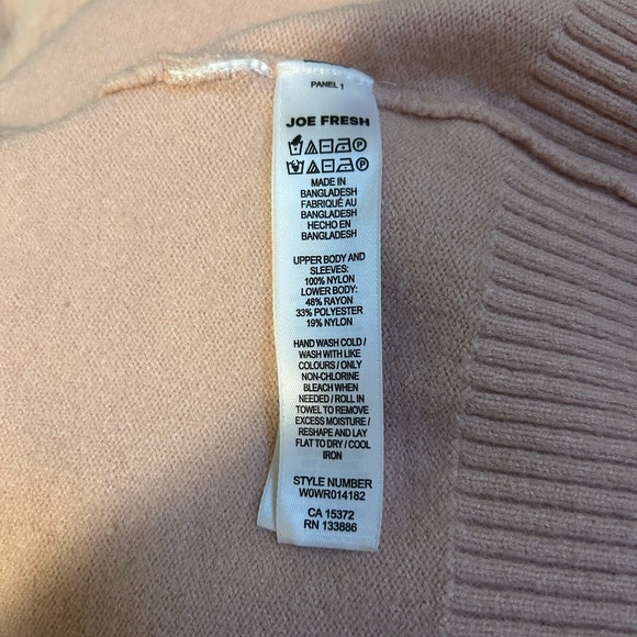 Textured Fuzzy Pink Sweater - Picture 4 of 5